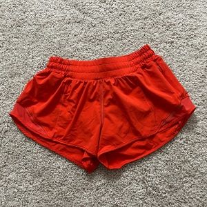 Lululemon Hotty Hot Shorts - Red - 4